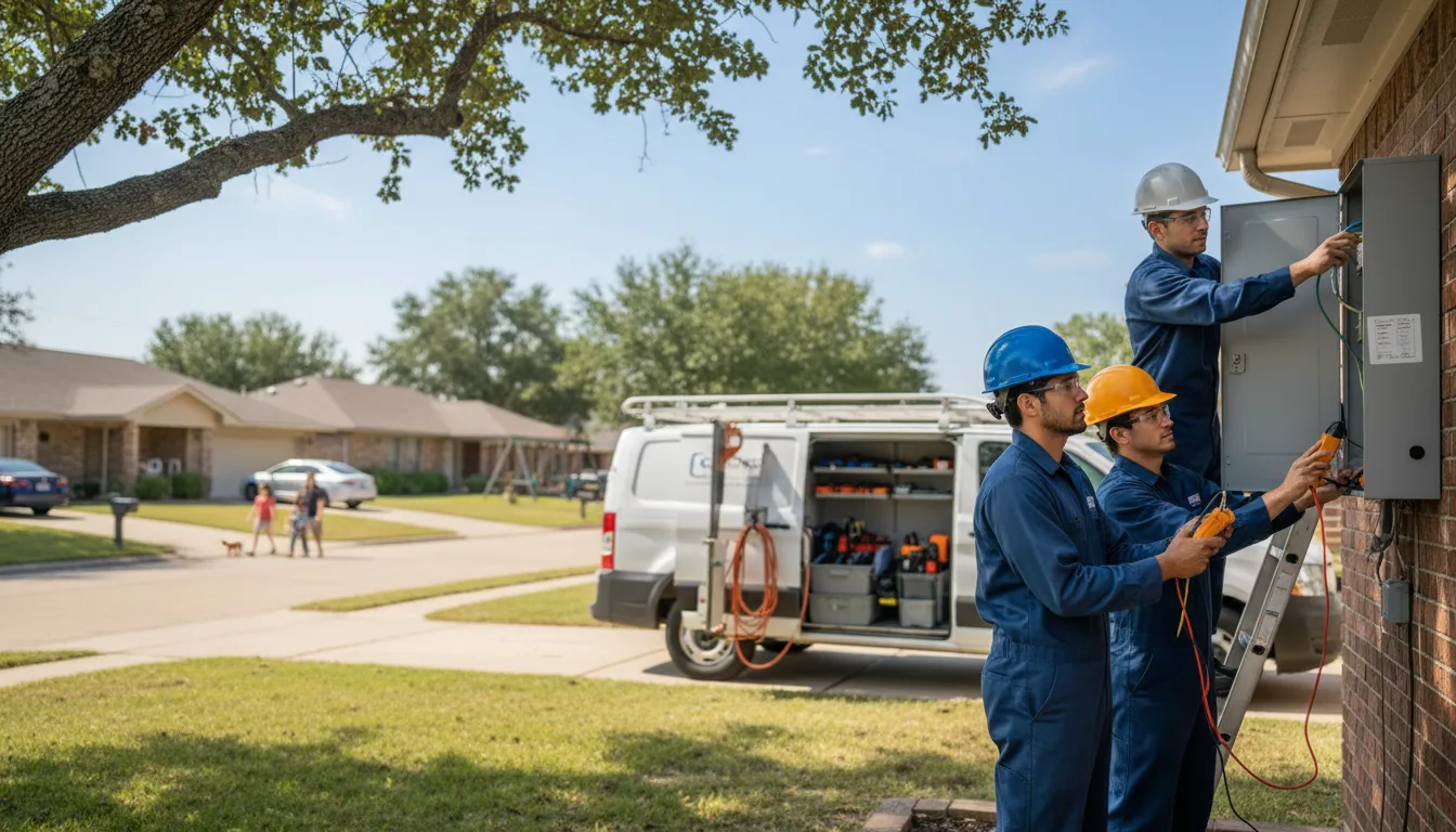Certified electrician providing emergency electrical services in Fairton, NJ